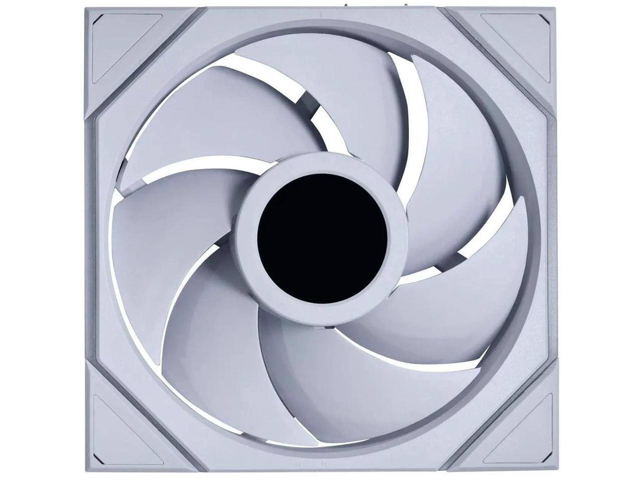 Alt View 9. Lian Li - Lian Li UNI Fan TL - 140mm LCD Wireless ARGB Fan - Dual-Zone Lighting - FDB - White(14TLLCD1W1W) - White.