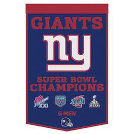 WinCraft - New York Giants 24" x 38" Championship Banner - Multicolor