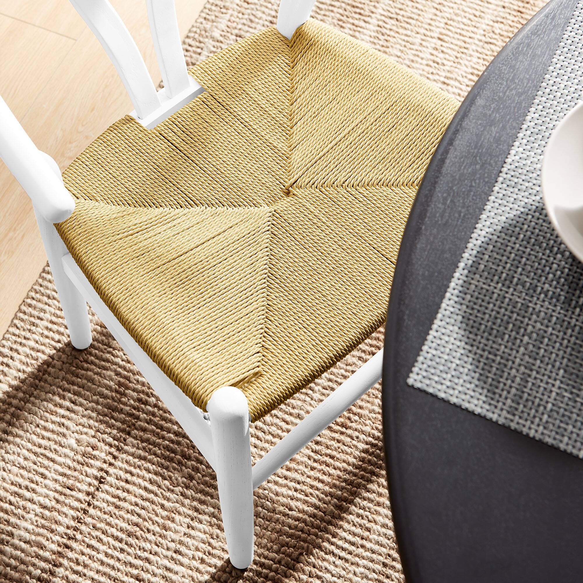 Alt View 6. Modway - Amish 29" Wood Dining Chair by Modway - White.