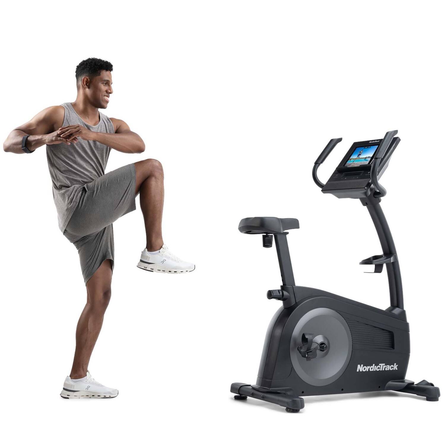 Alt View 9. NordicTrack - NordicTrack G LE Upright Bike - Black.