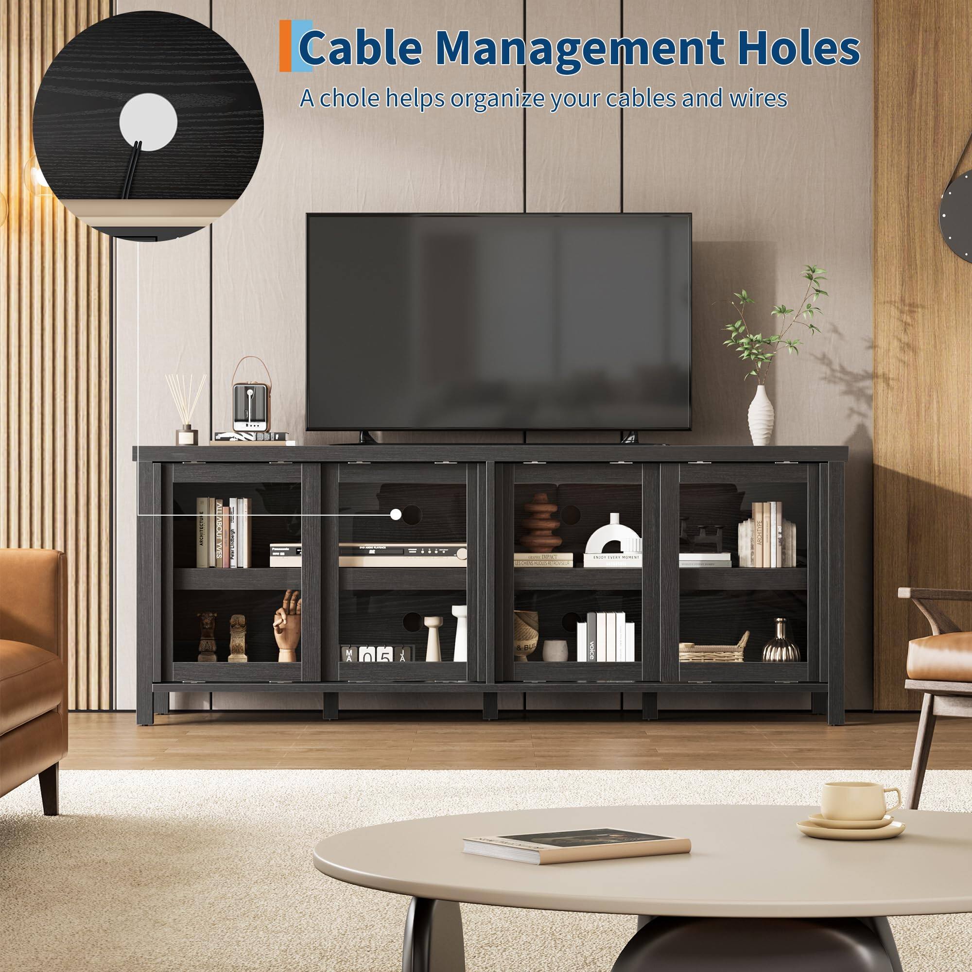 Cable Management Holes  
A hole helps organize your cables and wires