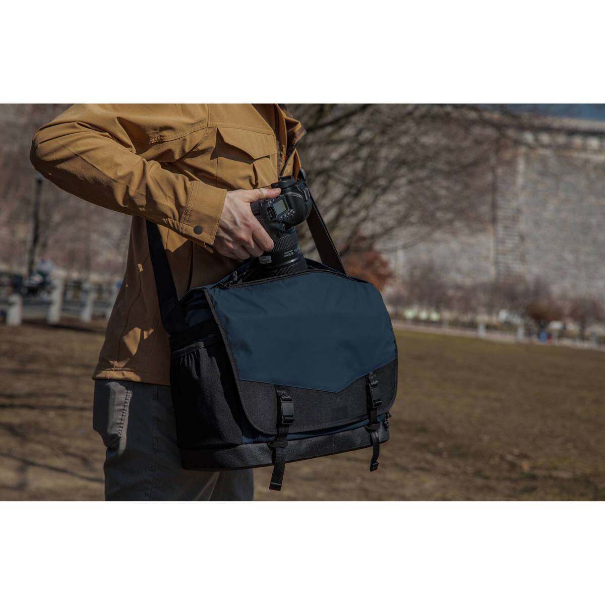 Alt View 7. Tenba - Tenba DNA 16 Pro Messenger Bag, Blue.