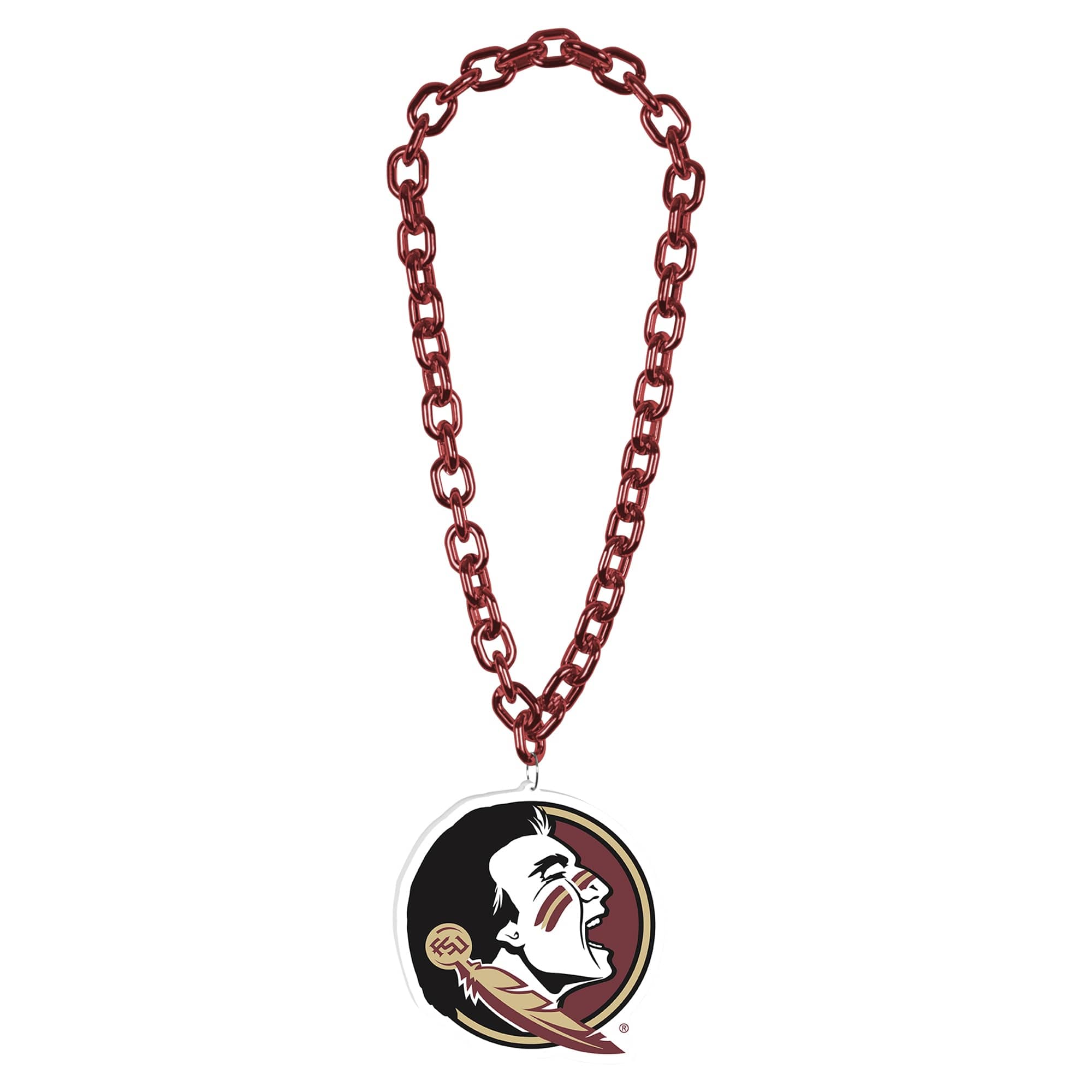 WinCraft - Florida State Seminoles Big Chain Logo Necklace - Multicolor price history on PriceWatchPro