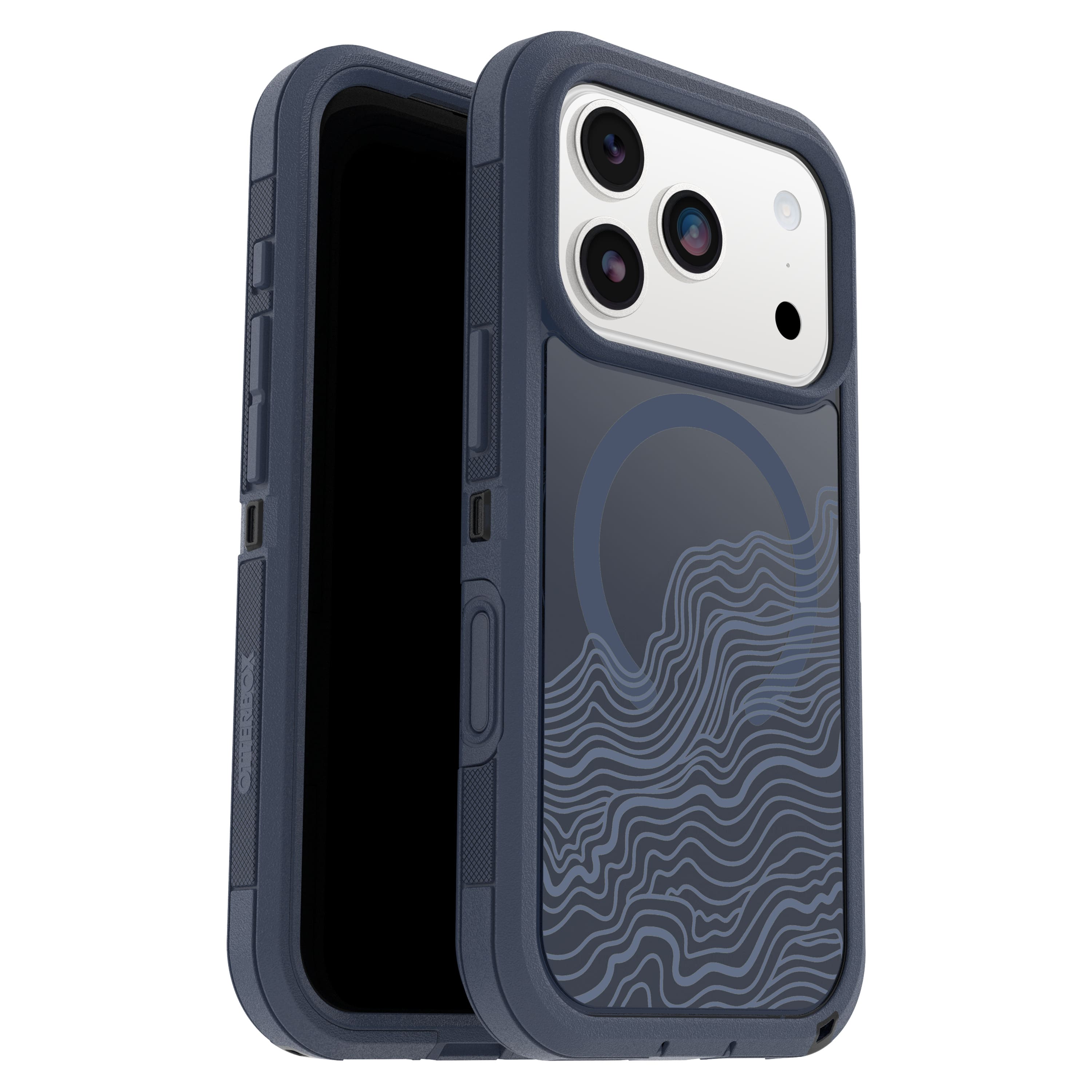 OtterBox - Defender Series Pro XT Hard Shell for Apple iPhone 17 Pro - Blue