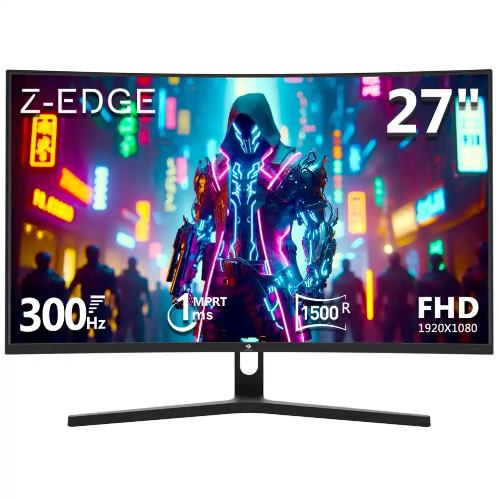 Z-EDGE 27" 300Hz 1ms MPRT 1500R FHD 1920X1080