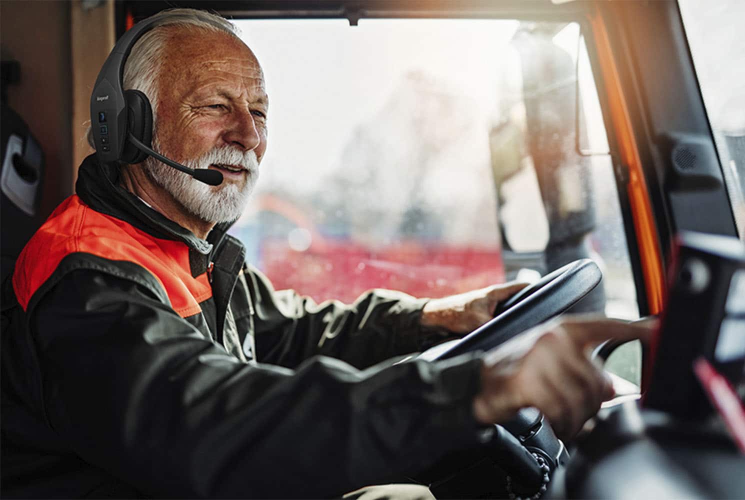 Alt View 15. BlueParrott - S650-XT 2-in-1 Convertible Wireless Bluetooth Headset with 96% Noise-Cancelling Microphone and Active Noise Cancellation - Black.