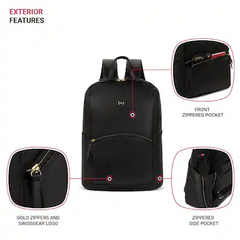 black leather backpack with laptop sleeve Briefcase Fixed / Strap / Yes Please and workday essentials Shinjuku Laptop Backpack, Navy Waxed