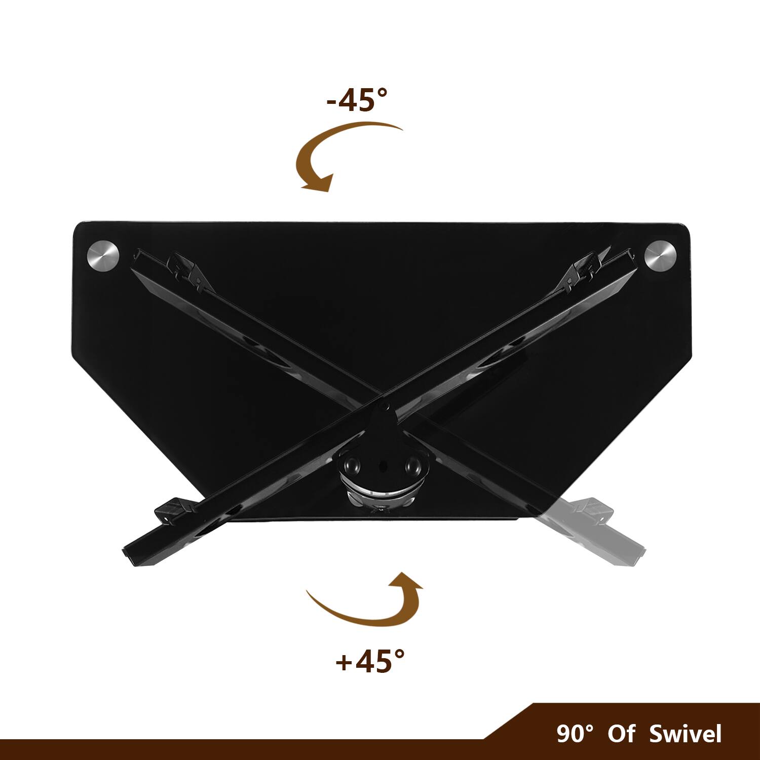 -45°
+45°
90° Of Swivel