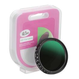 Unique Bargains - 40.5mm ND Filter, Variable ND2-ND400 Adjustable Neutral Density Slim Optical with Cap for Vlog