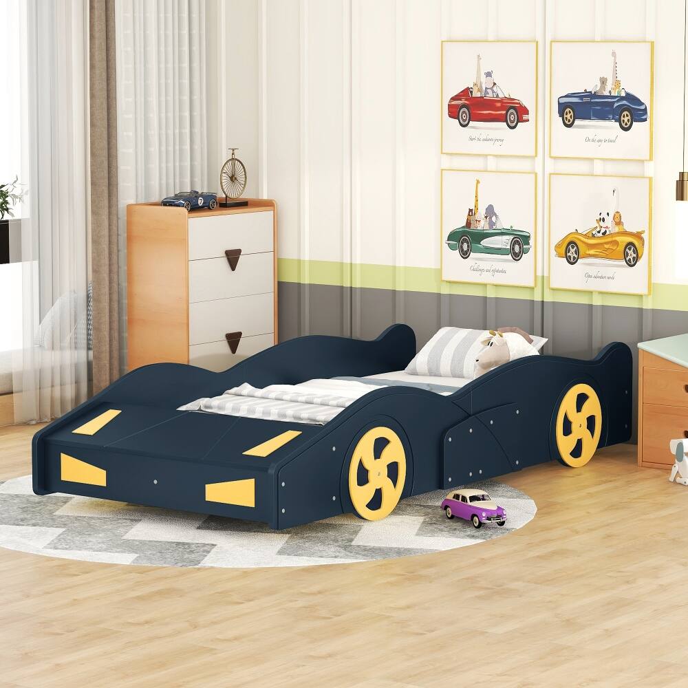 I played on a toy car.