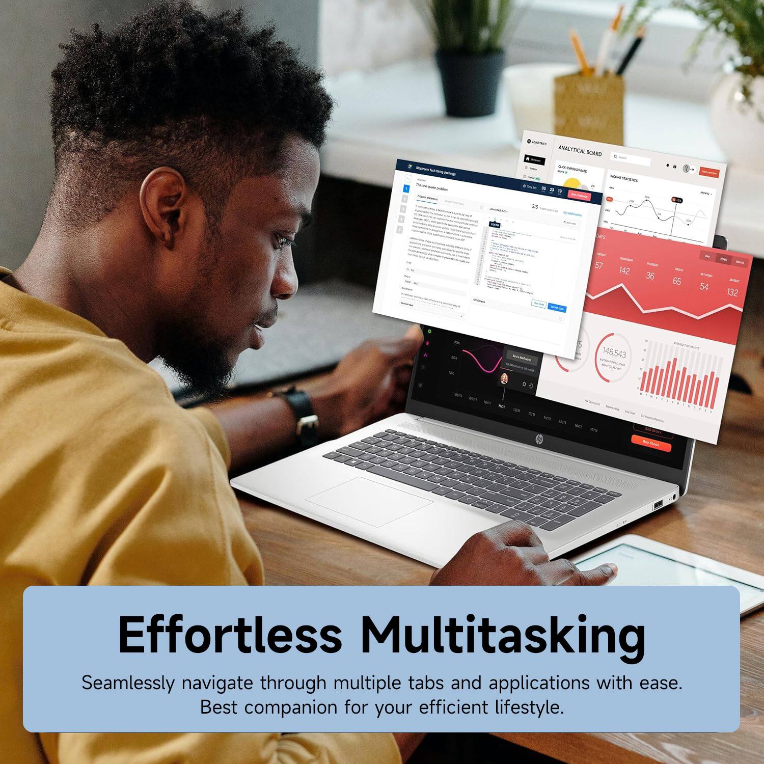 Effortless Multitasking Seamlessly navigate through multiple tabs and applications with ease. Best companion for your efficient lifestyle.