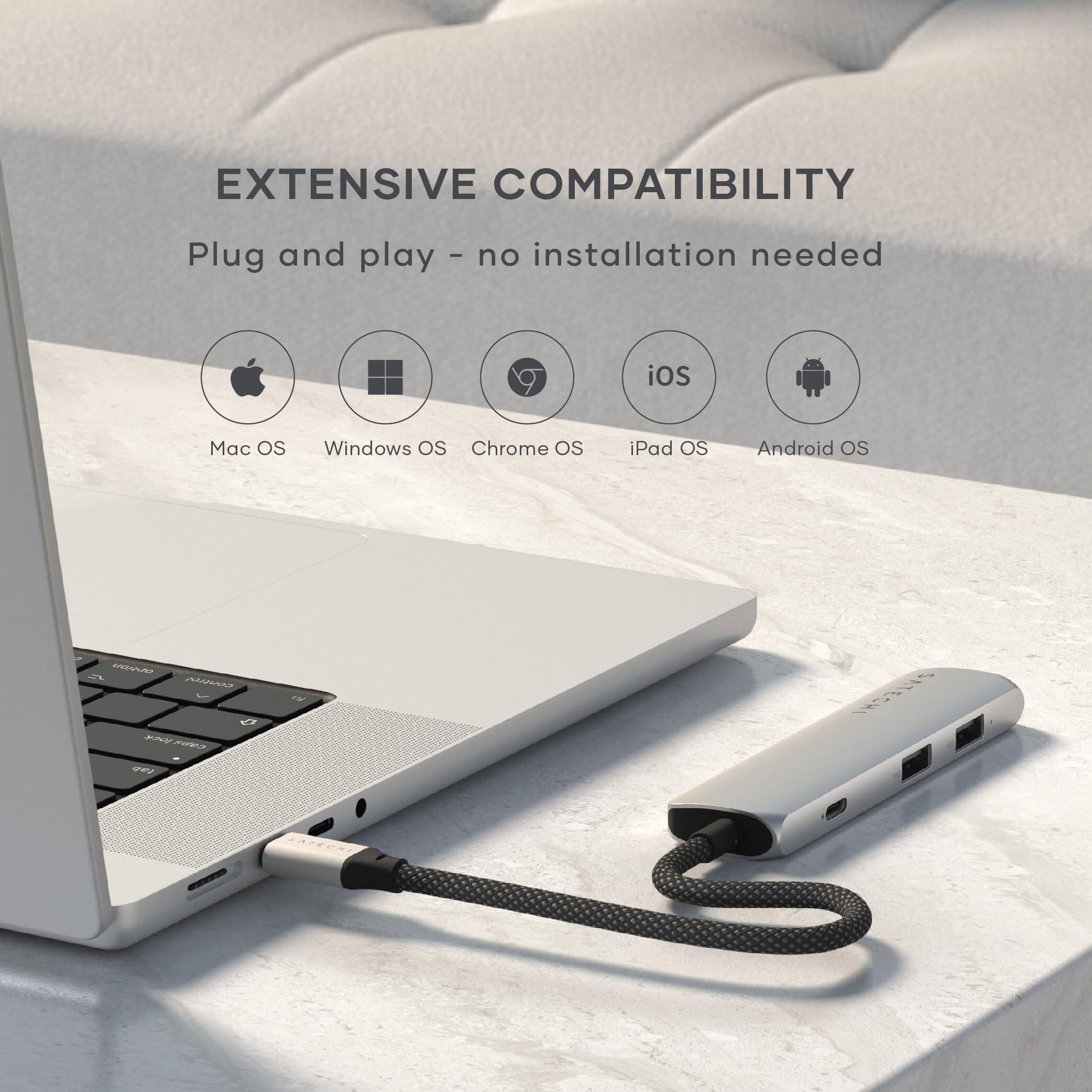 EXTENSIVE COMPATIBILITY  
Plug and play - no installation needed  
iOS  
Mac OS  
Windows OS  
Chrome OS  
iPad OS  
Android OS