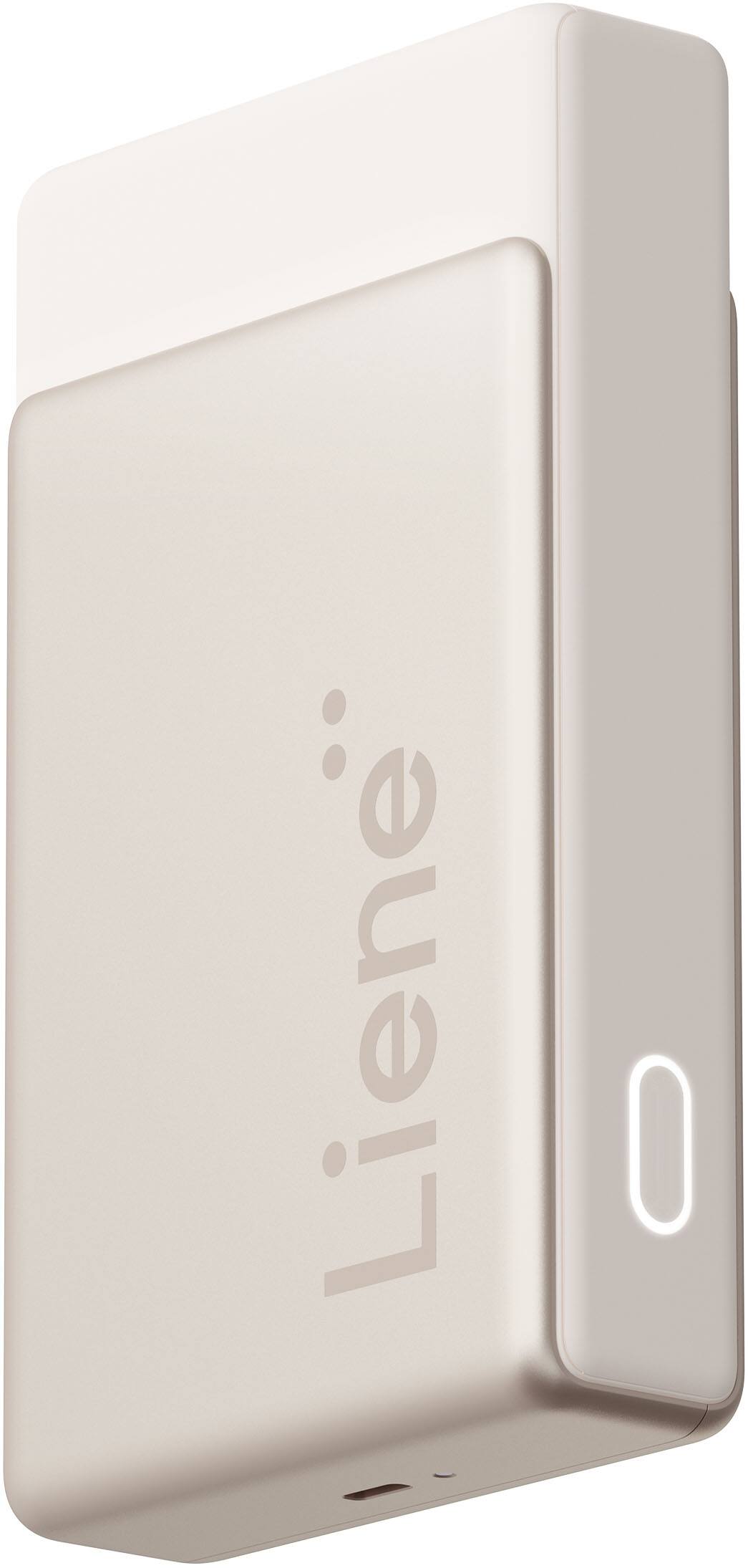 Back. Liene - Liene Pearl N200 Pro 2x3 Inch Wireless Photo Printer, with 10 sheets of paper - Gold.