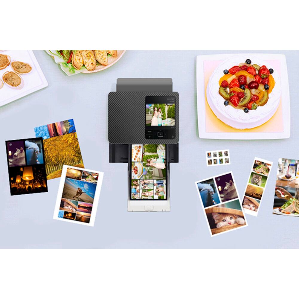 Alt View 6. Canon - Canon SELPHY CP1500 Compact Photo Printer (Black) (5539C001) + Canon KP-36IP Color Ink and Paper Set + 64GB Ultra Memory.