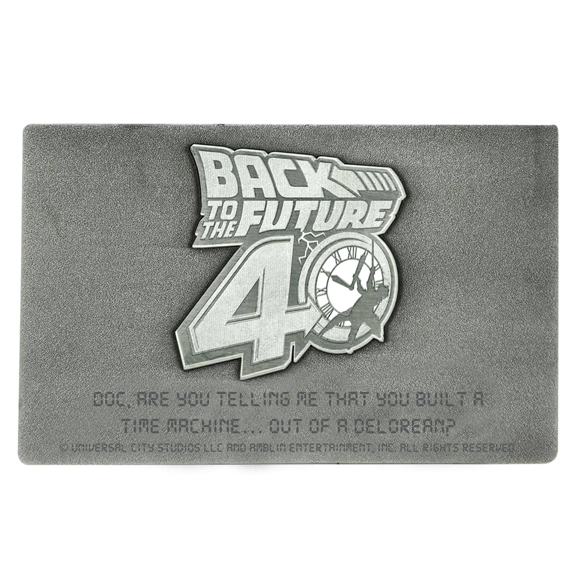 BACK TO FUTURE THE IV  
DOC, ARE YOU TELLING ME THAT YOU BUILT A TIME MACHINE... OUT OF A DELOREAN?  
© UNIVERSAL CITY STUDIOS LLC AND AMBLIN ENTERTAINMENT, INC. ALL RIGHTS RESERVED