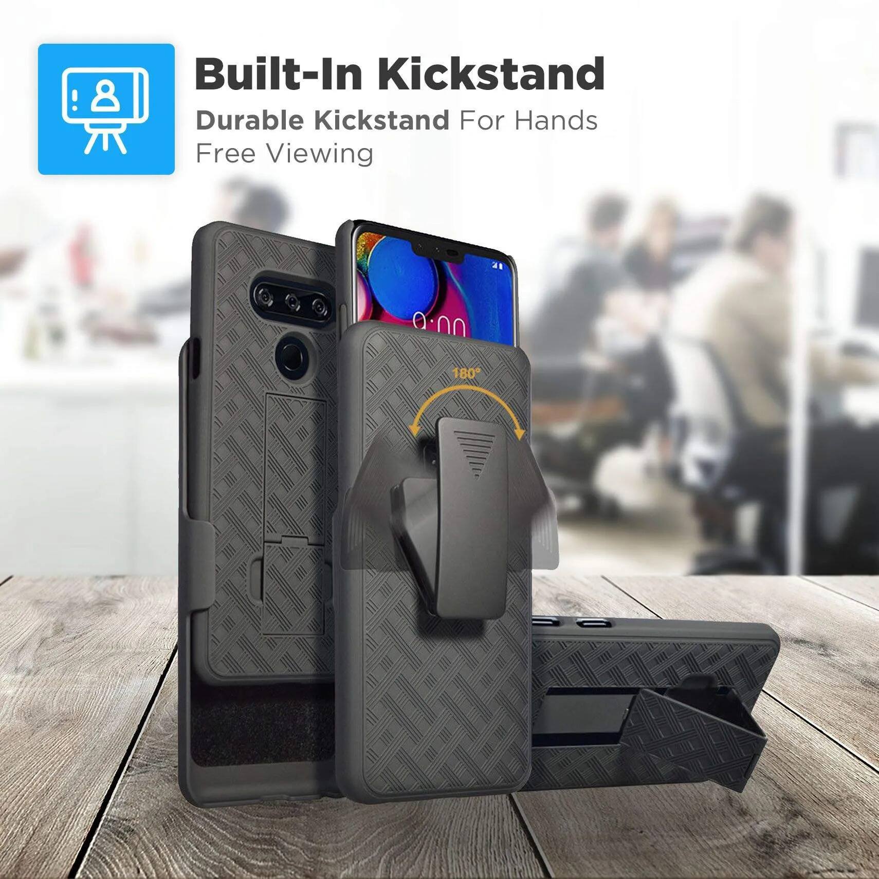 Built-In Kickstand  
Durable Kickstand For Hands Free Viewing