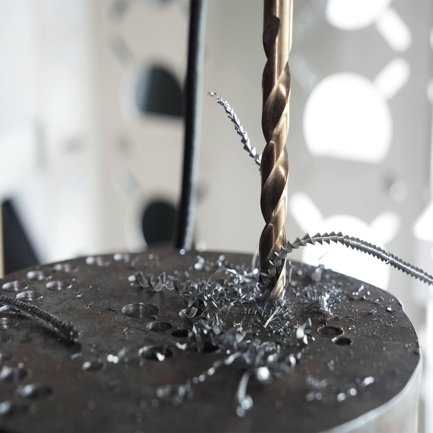 Alt View 3. JETRANSPORT - 115pcs Cobalt Drill Bits Set High Speed Steel 135 Degree Tip Twist Jobber Length Bit Kit For Hardened - 13 pcs Cobalt.