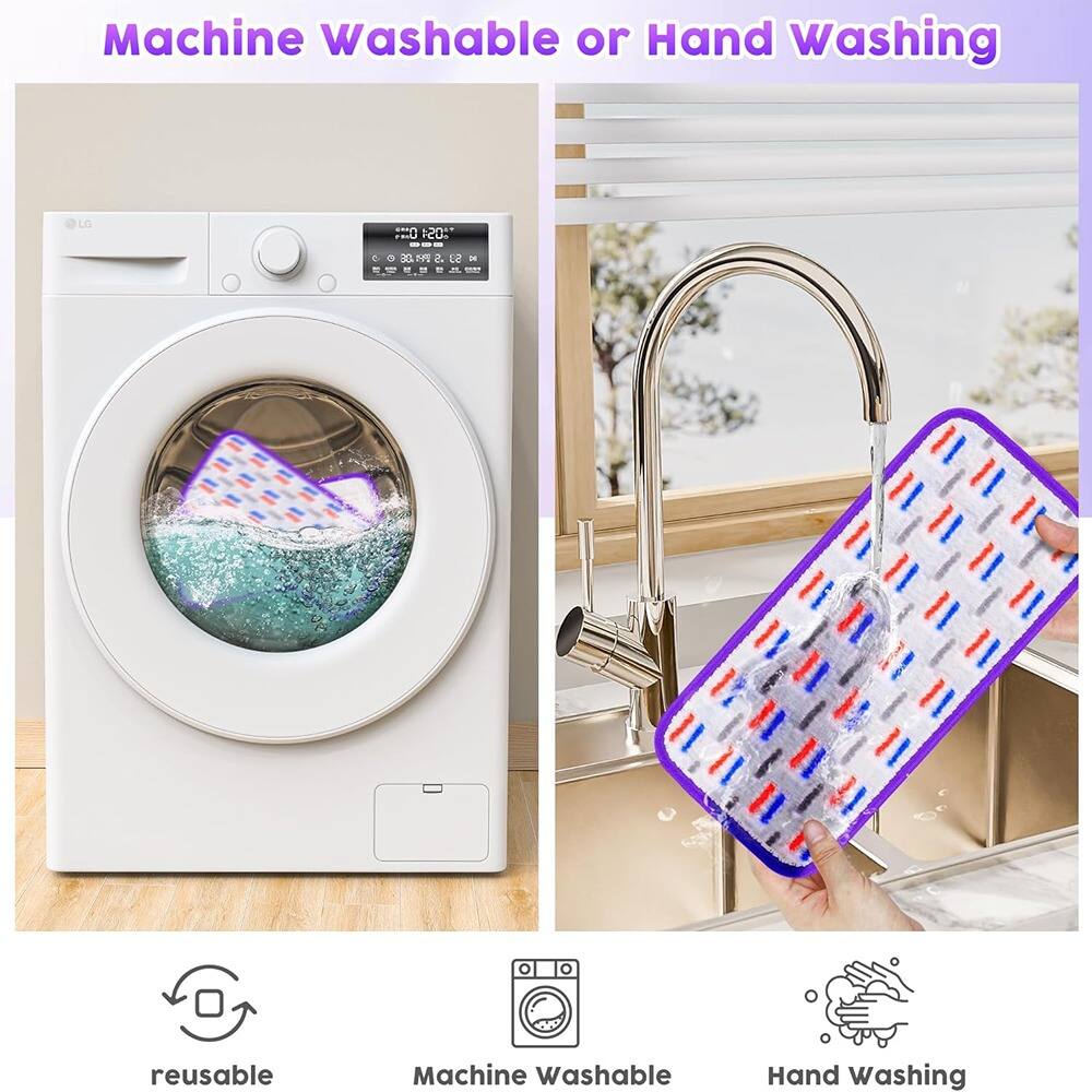 Machine Washable or Hand Washing

- reusable
- Machine Washable
- Hand Washing