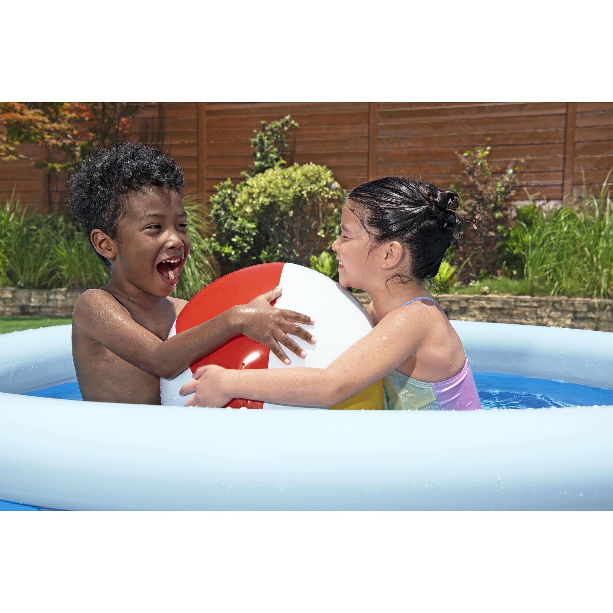 Alt View 9. Bestway - Fast Set: Pool - Blue 6' x 20" - Multicolored.