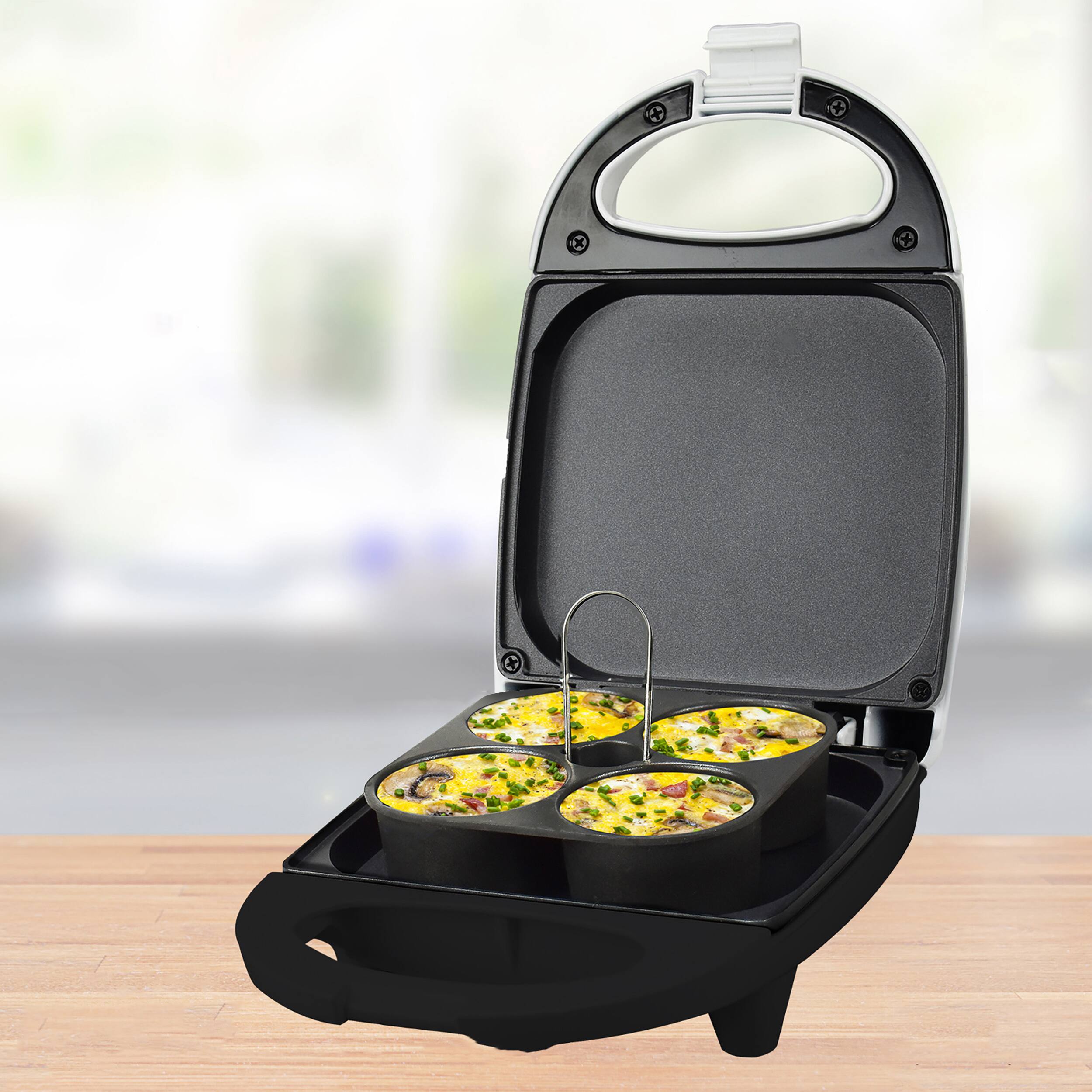 Alt View 7. Brentwood - Brentwood Mini Sous Vide Style Egg Bite Maker in White - White.