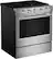 Angle. KitchenAid - 5.0 Cu. Ft. Slide-in Gas Range with Convection Cooking Modes - Fingerprint Resistant Stainless Steel.