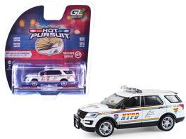 Greenlight - 2016 Ford Police Interceptor Utility "NYPD Pride Livery" /Rainbow Stripes "Hot Pursuit" Series 47 1/64 - White