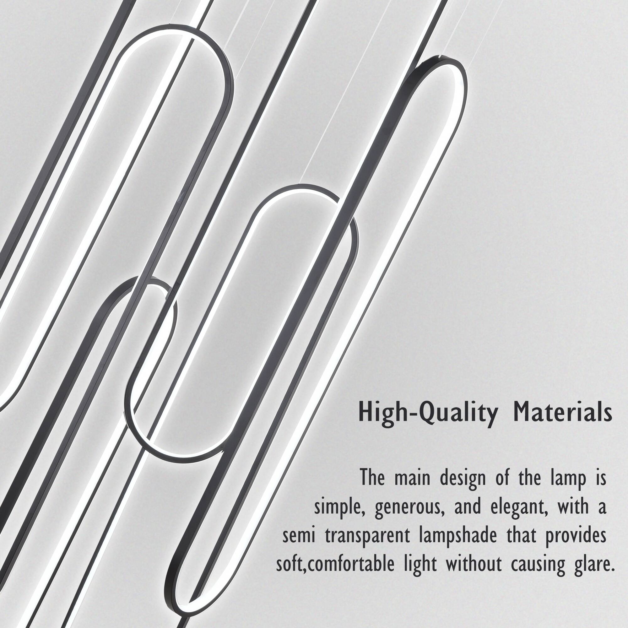 High-Quality Materials

The main design of the lamp is simple, generous, and elegant, with a semi-transparent lampshade that provides soft, comfortable light without causing glare.