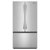 Front. Whirlpool - 36 in. Wide 31 Cu.Ft. French Door Refrigerator with Ice Maker and Family-Sized Capacity - Fingerprint-Resistant Stainless Finish.