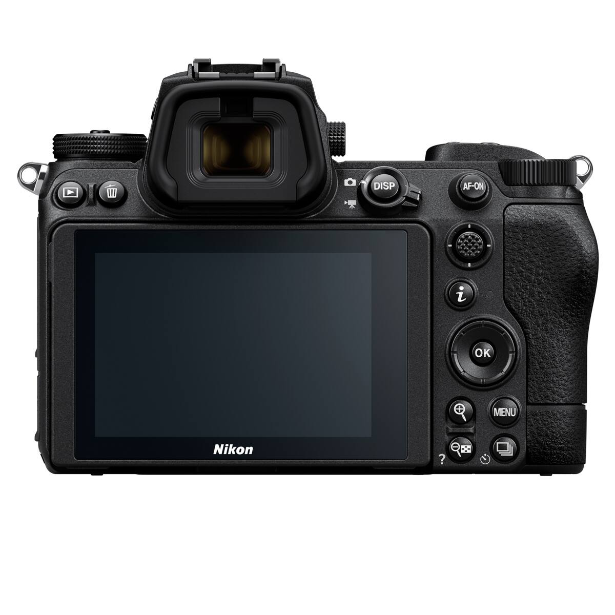 DISP AF-ON Z OK Q MENU Nikon ? DC