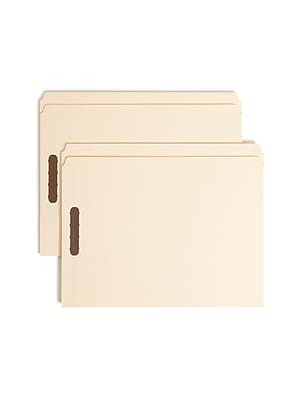 Front. Smead - Card Stock Classification Folders, Reinforced Straight-Cut Tab, Letter Size, Manila, 50/Box  - Manila.