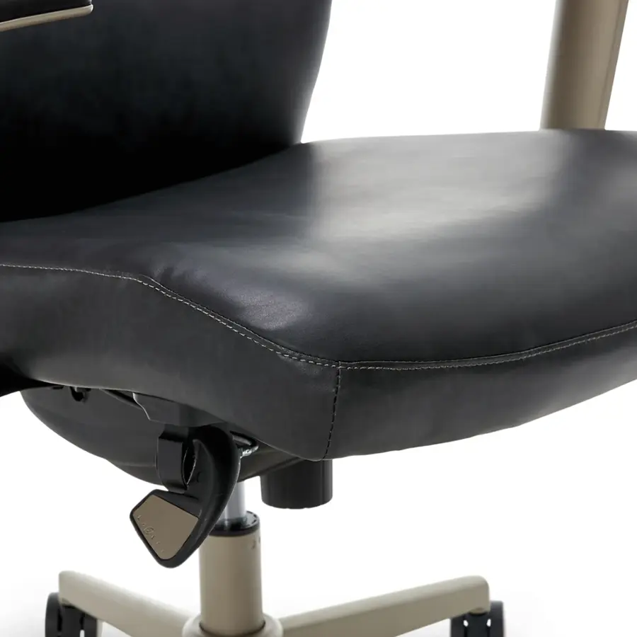 Alt View 15. La-Z-Boy - Baylor Modern Bonded Leather Executive Chair - Black - Bonded Leather.