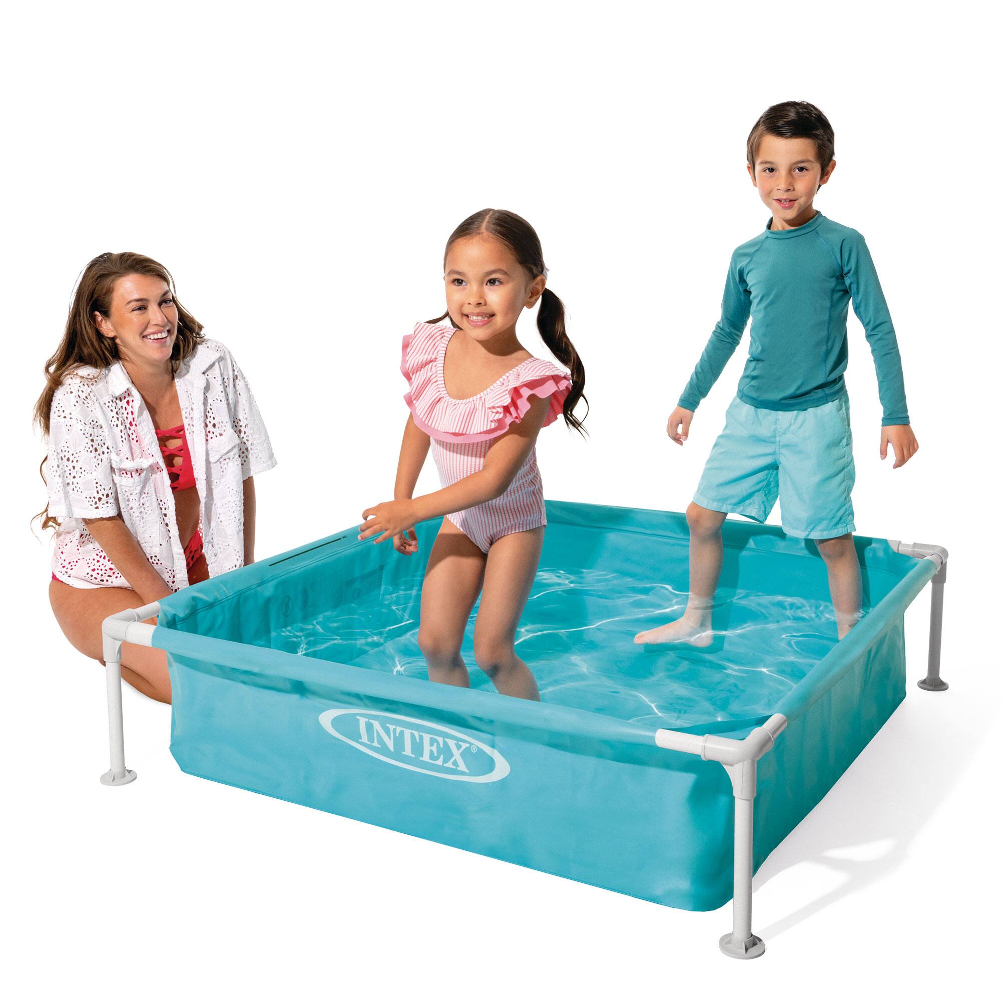 Alt View 5. Intex - Intex Mini Frame Kiddie 4ft x 4ft x 12in Beginner Frame Swimming Pool (5 Pack).