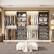 Back. Aheaplus - 6-15Ft Walk-in Closet Organizer: 8 Drawers, 4 Hanging Rods & Tower, Ships in 2 Packages - Gray Oak.
