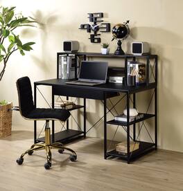 APRILSOUL - Amiel All Purpose Finish Writing Desk - Black
