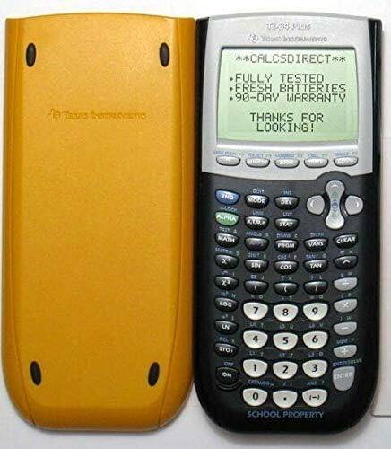 T8d  Y horrie * CALCSDIRECT FULLY TESTED . FRESH BATTERIES 90-DAY WARRANTY THANKS FOR LOOKING! JNO MODE ALOCK ALPHA KTOK DEL STAT MATH S  PRGM VARS CLEAR x X LOG I LN STO SIN   7 LA  4 cos  COS   8 iS W 5 TAN 3 L 1 d 9 LA 6 x ON 1 2 CATALOG 0 3 [-) SCHOOL PROPERTY