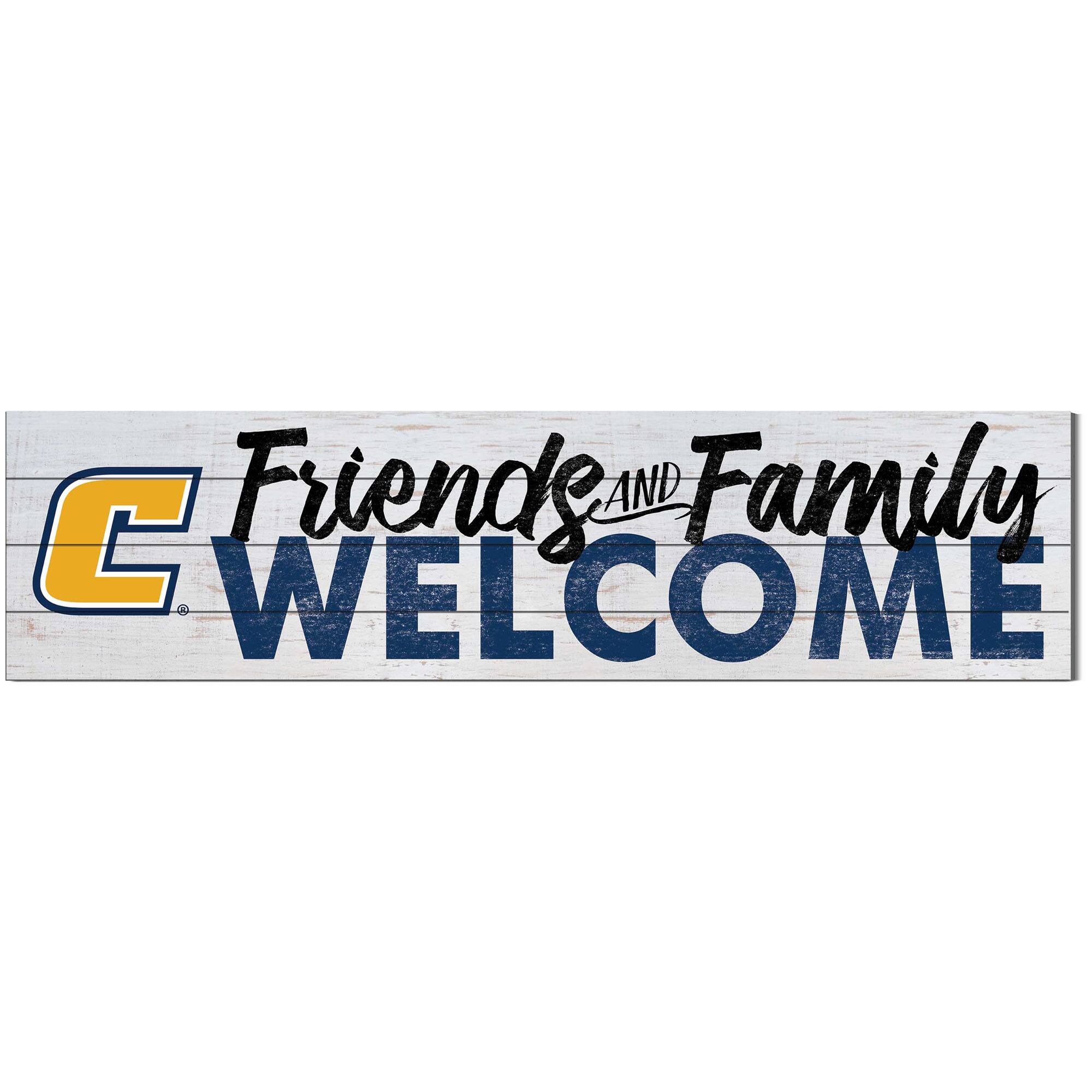 Tennessee Chattanooga Mocs 10'' x 40'' Friends & Family Welcome Sign