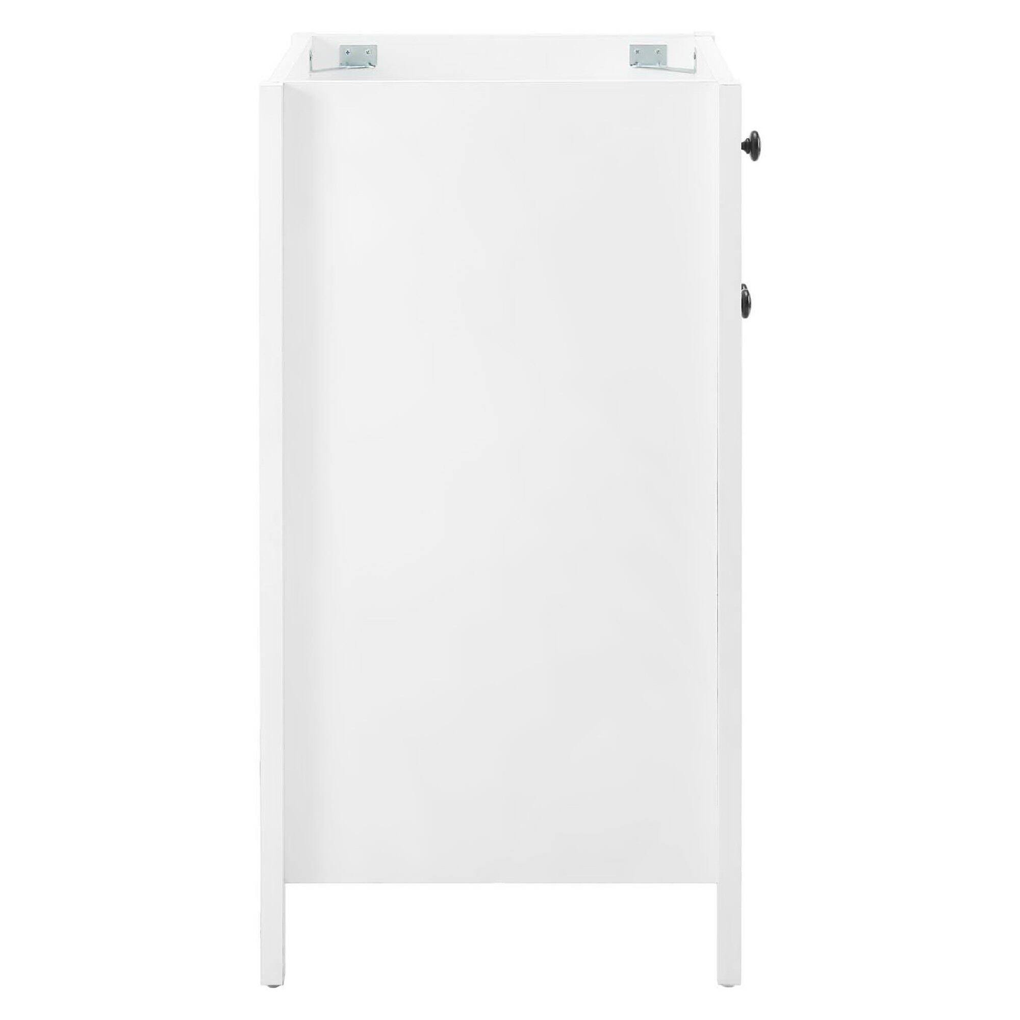 Alt View 2. Modway - Nantucket Bathroom Cabinet Basin Not Included by Modway - White.