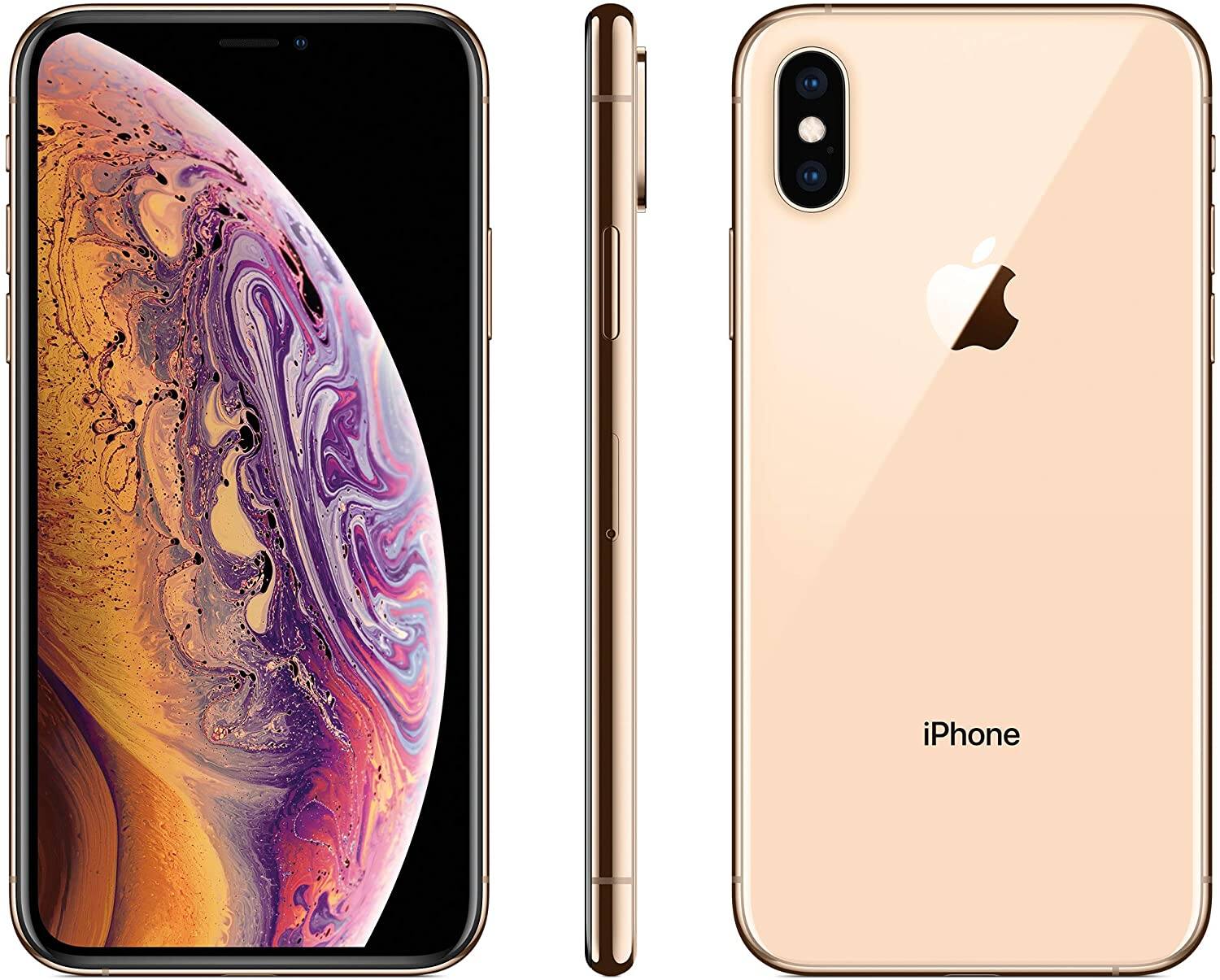 Apple - Refurbished Excellent - iPhone XS A1920 (Fully Unlocked) 64GB - Gold