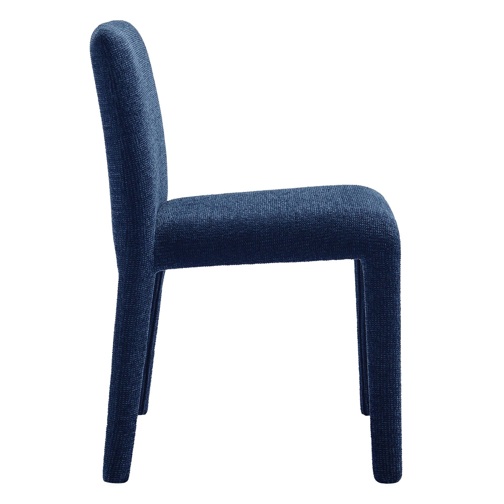Alt View 1. Modway - Rhodes Fabric Upholstered Dining Chair by Modway - Blue.