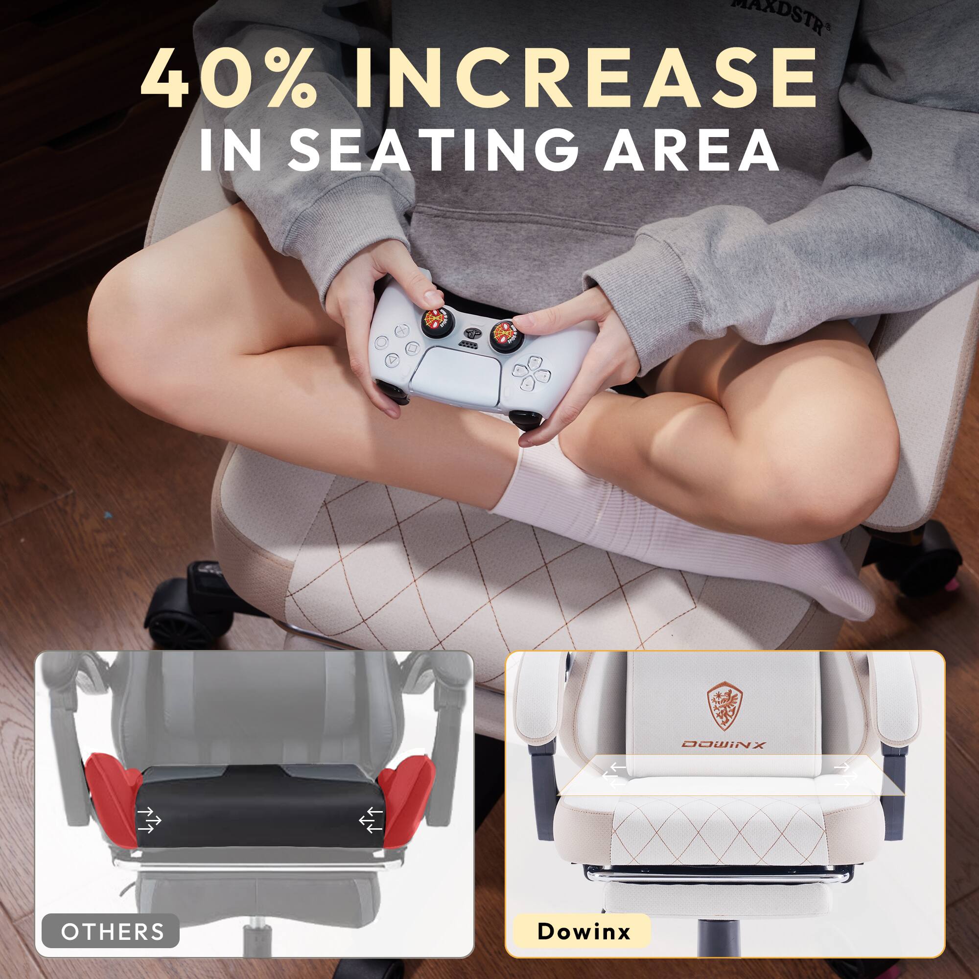 40% INCREASE IN SEATING AREA

MAKEDSTRY

Dowinx

OTHERS

Dowinx