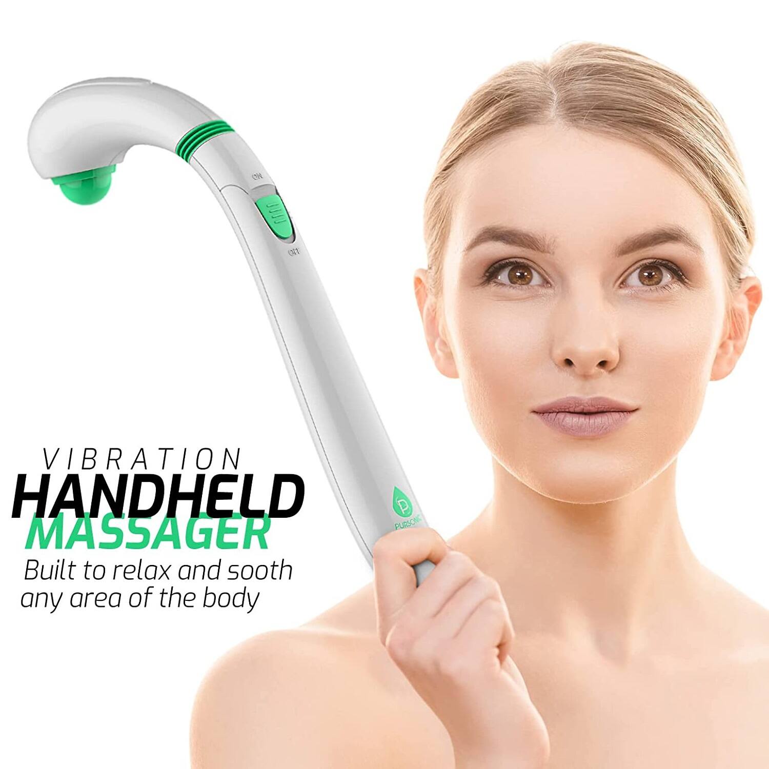 Vibration Handheld Massager  
Built to relax and soothe any area of the body