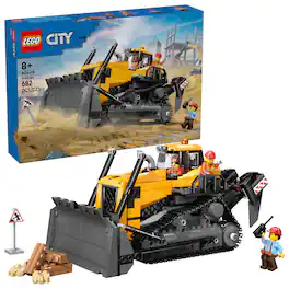 LEGO - City Yellow Bulldozer Construction Site 60466