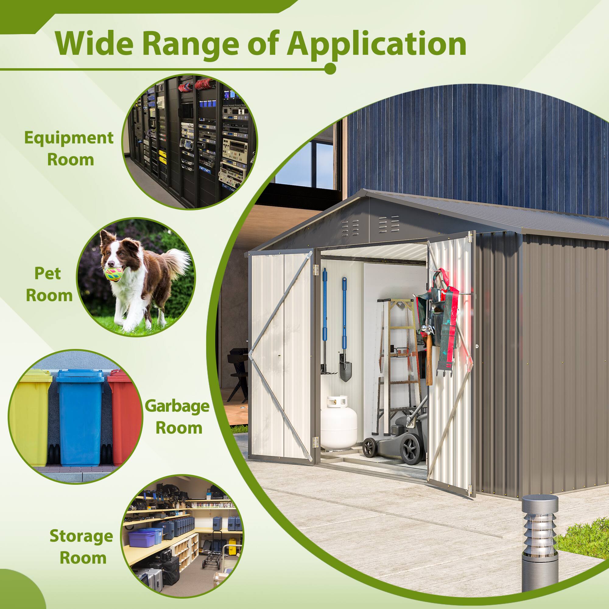Wide Range of Application

- Equipment Room
- Pet Room
- Garbage Room
- Storage Room