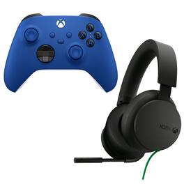 Microsoft - Xbox Series X/S Controller with Headset - Blue