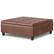 Angle. Simpli Home - Harrison Large Square Coffee Table Storage Ottoman - Distressed Saddle Brown.