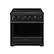Front. Thor Kitchen - Gordon Ramsay Series by Thor Kitchen 6.0 Cu. Ft Freestanding Electric Range - Black.