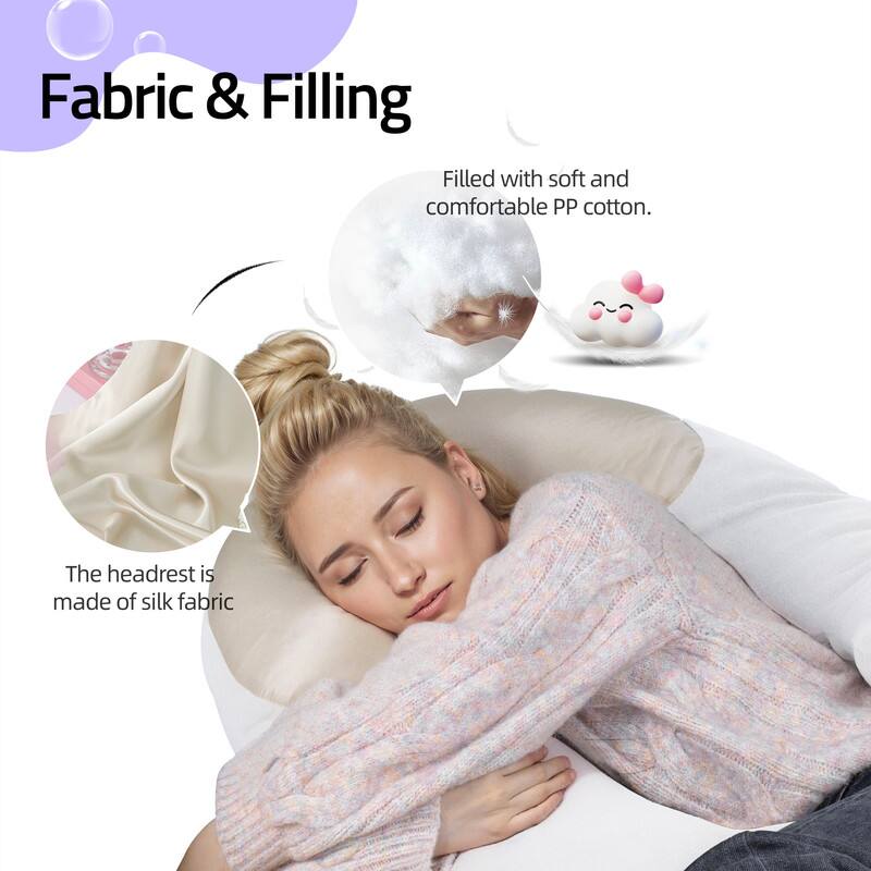 Fabric & Filling

Filled with soft and comfortable PP cotton.

The headrest is made of silk fabric.
