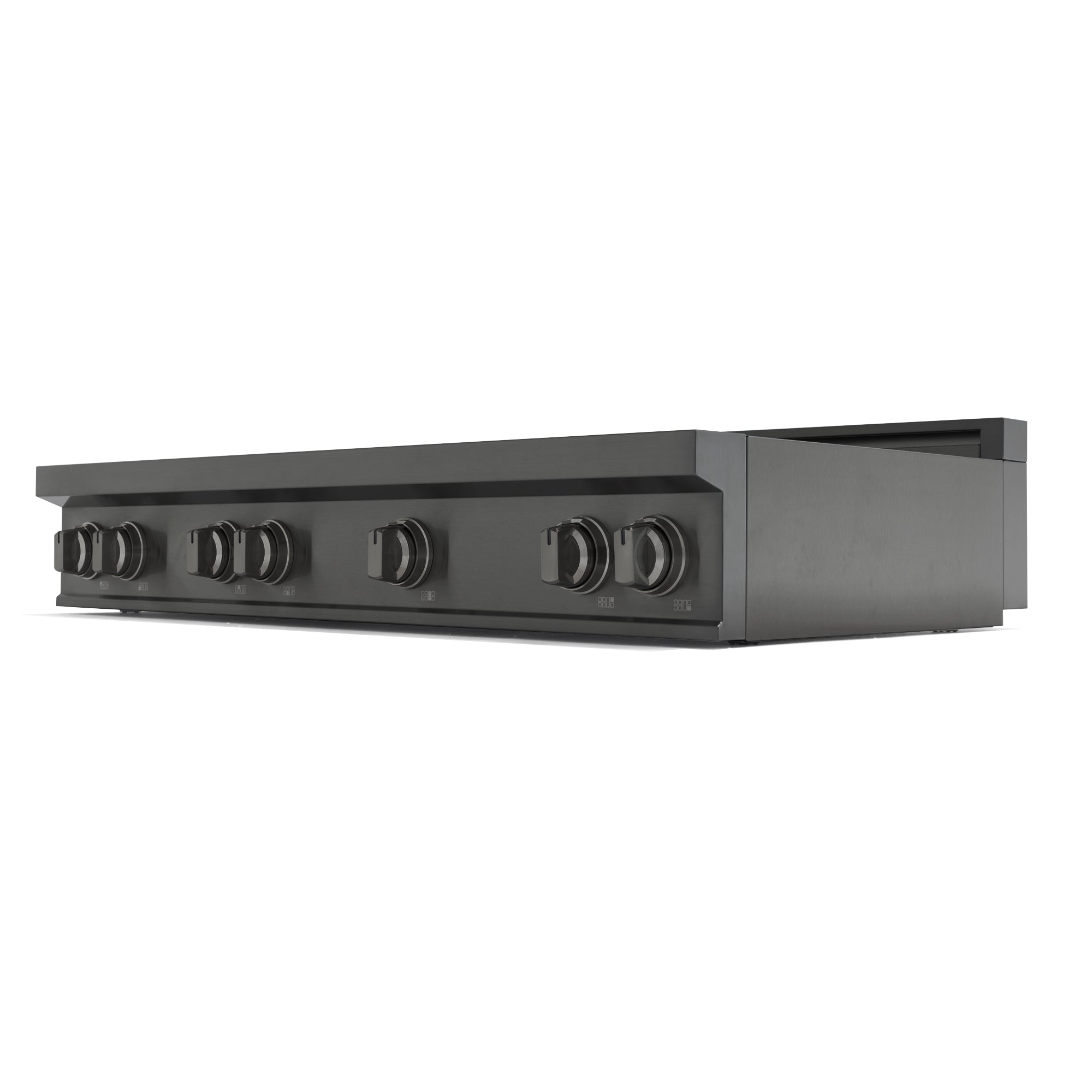 Alt View 1. Induction Hardware - 48 Inch Induction Range CookTop, 7 burners - Black.