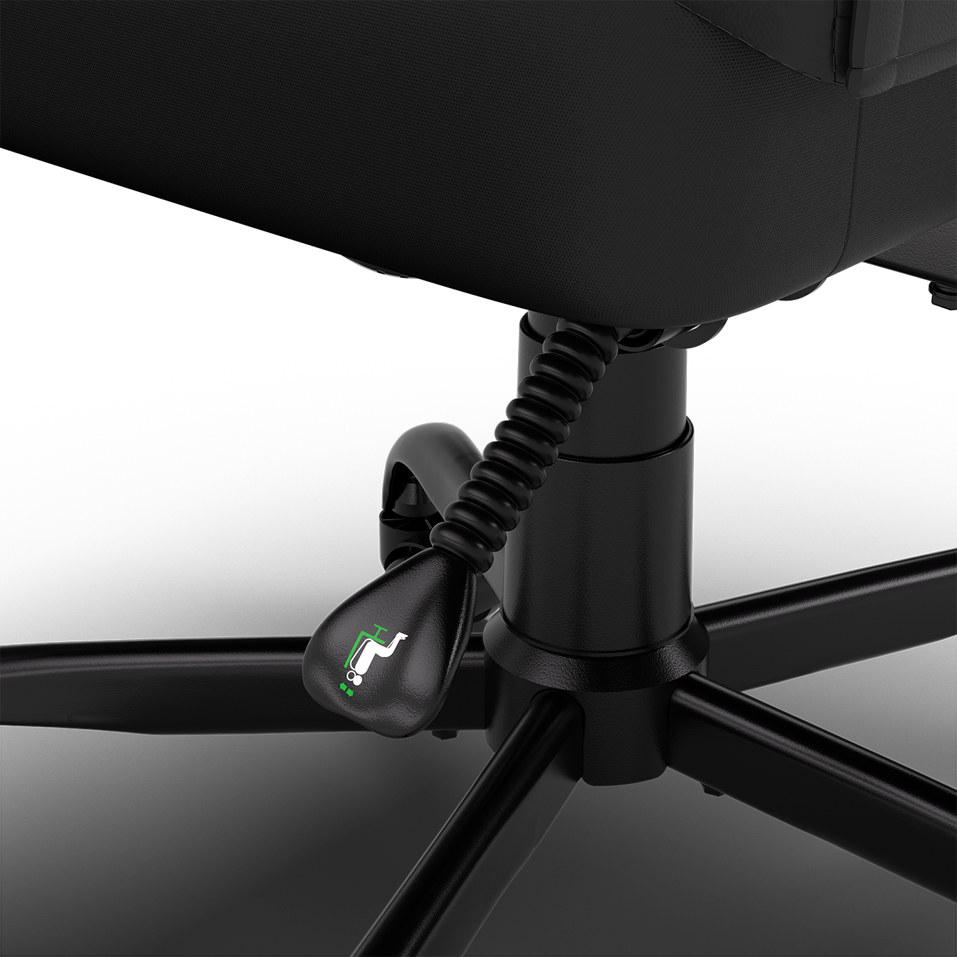 Alt View 9. CORSAIR - TC80 Fabric & Leatherette Gaming Chair – Comfortable wide seat, Detachable neck pillow, with Steel 5-star base - Blck.