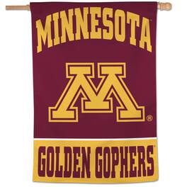 WinCraft - Minnesota Golden Gophers 28" x 40" Primary Logo Single-Sided Vertical Banner - Multicolor